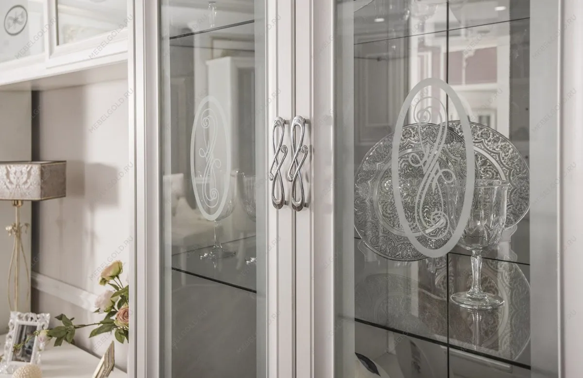 Витрина Мишель 2-ств белый матовый | изображение 3