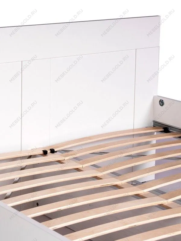 Кровать двуспальная Сириус, 180х200 см, белая RU | изображение 17