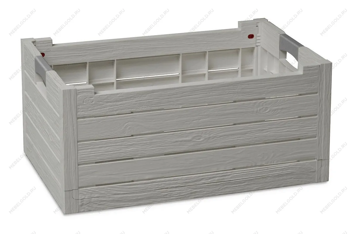 Ящик пластиковый складной Toomax Florida 50л, светло-серый