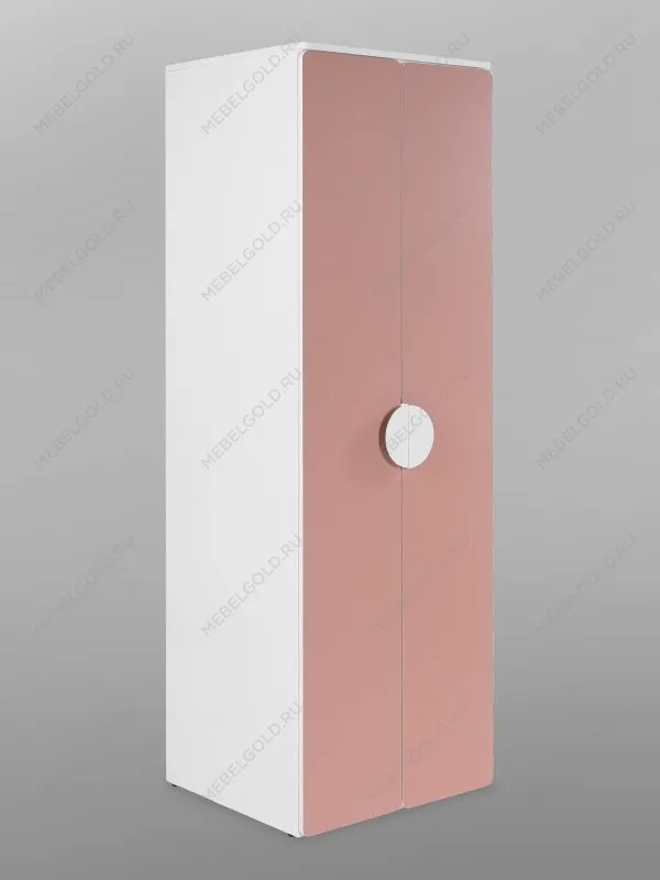 Шкаф Пикси распашной, с двумя дверьми и полкой 60x57x180, мечтательный пион | изображение 1