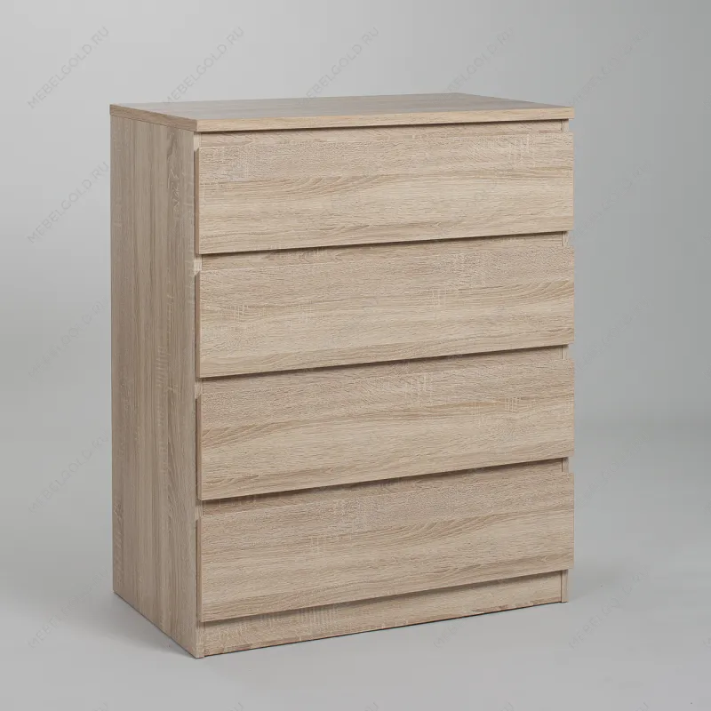 МАЛЬТА комод ИКЕА / IKEA 4 ящика 80х99 сонома | изображение 1