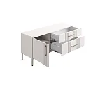 Тумба под телевизор Бетти кашемир RTV1D2S | изображение 2