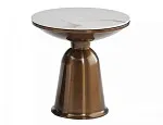 Комплект Signal VERA, 2 стола журнальных (белый/медный) | изображение 3