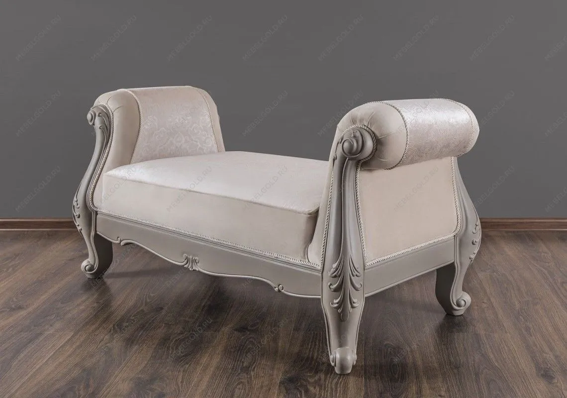 Оттоманка Мокко с двумя подлокотниками серый камень | изображение 6