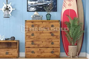 Комод Индиана JKOM4S/80 дуб саттер