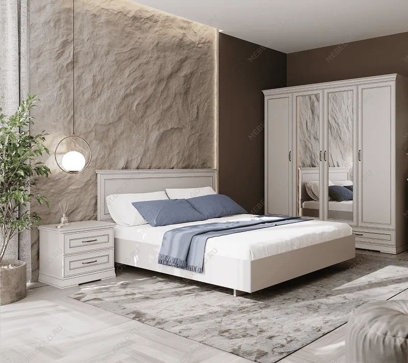 Тумба прикроватная Флоренция KOM2S персидский жемчуг | изображение 4