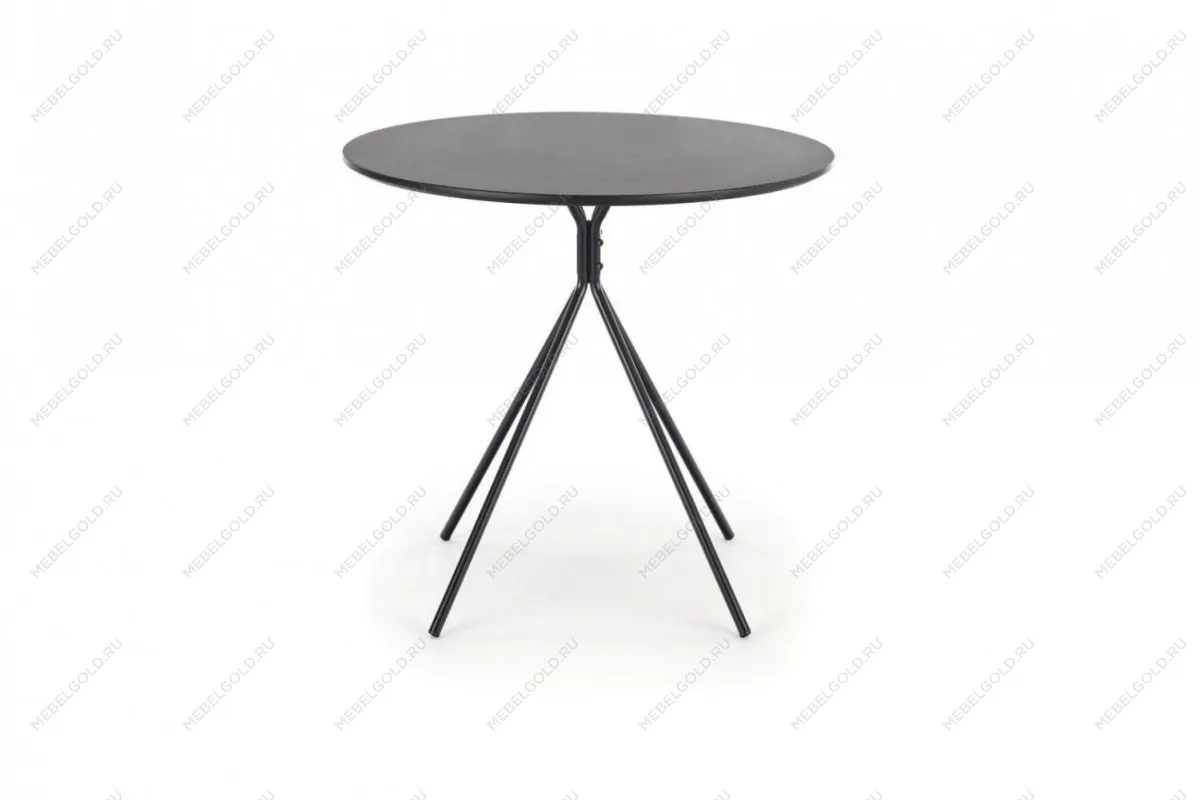 Стол обеденный Halmar FONDI (черный матовый)