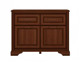 Тумба Стилиус KOM2D2S/80 (Орех донской)