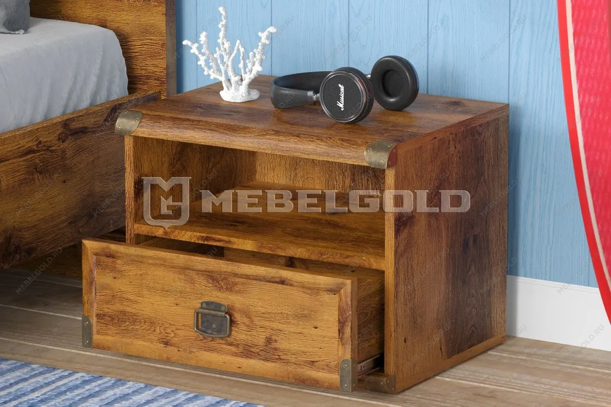 Тумба прикроватная Индиана JKOM1S дуб саттер | изображение 3