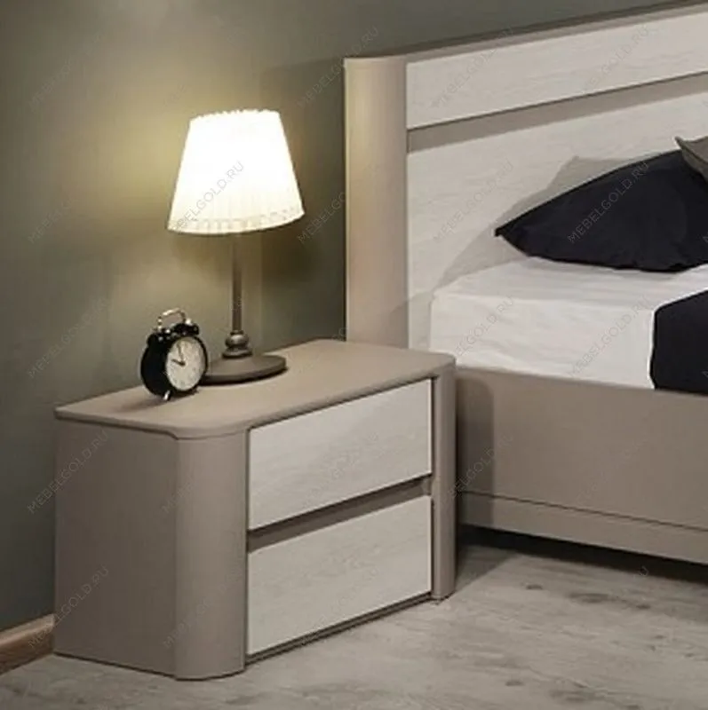 Тумба прикроватная, Лацио (554*398*396) Серый камень, 11006 | изображение 1