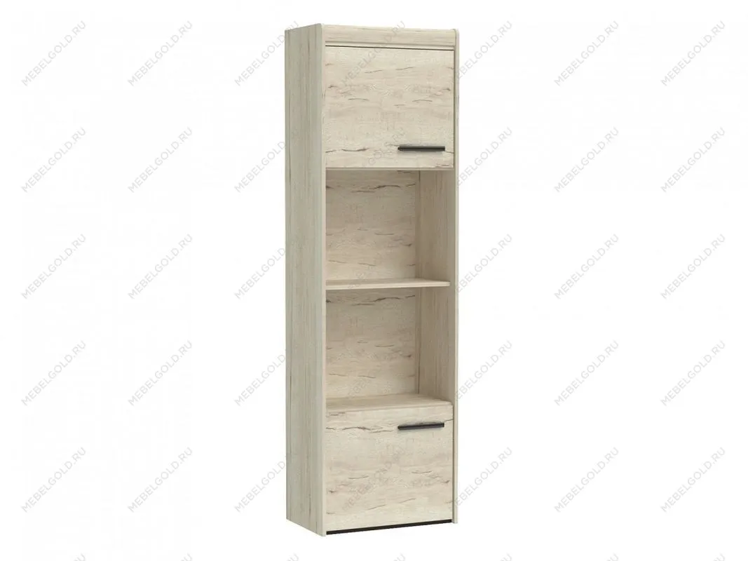 Пенал М-3 узкий, Мале (600*384*2000) Дуб галифакс белый, 31202