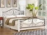 Кровать Halmar VIOLETTA 160 (белый/черный) | изображение 1