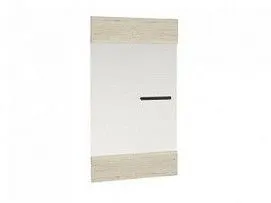 Дверь со стеклом М-8 для пенал М-3 и М-4, Мале (560*20*952) Дуб галифакс белый, 31211