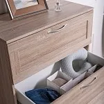 Комод Сириус, 3 ящика, 78х41х94 см, дуб сонома | изображение 3