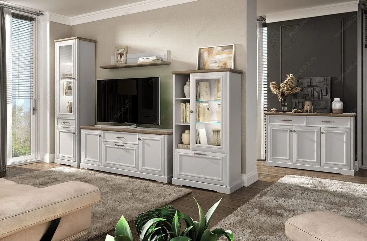 Шкаф с витриной Тоскана 1V1D3N - Выставка Балашиха | изображение 4