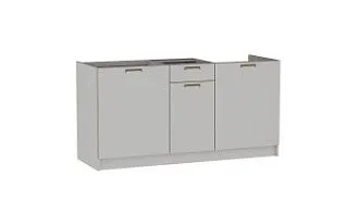 Стол С-160, Смарт (1600*566*820) Серый, 22602