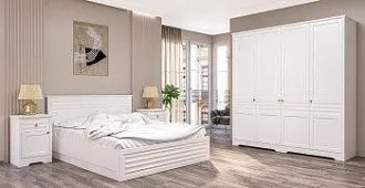 Спальня Денвер (Белый матовый) 1