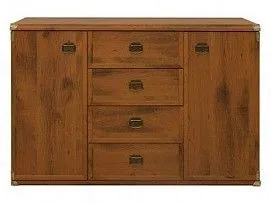 Тумба Индиана JKOM2D4S дуб саттер - Выставка Лобня