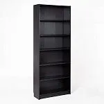 МАЛЬМ / VARMA Стеллаж ИКЕА / IKEA 80, 80x200x28, шпон, черный | изображение 1