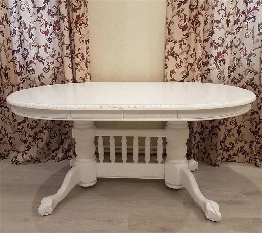 Стол АЗИЯ (Белый) 106х160х200х240