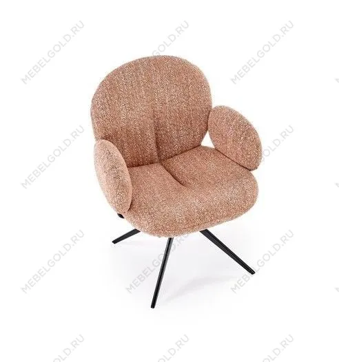 Стул кухонный Halmar K568 поворотный (корица/черный) | изображение 6