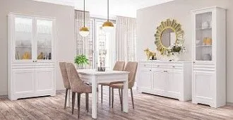 Гостиная Денвер (Белый матовый) 1