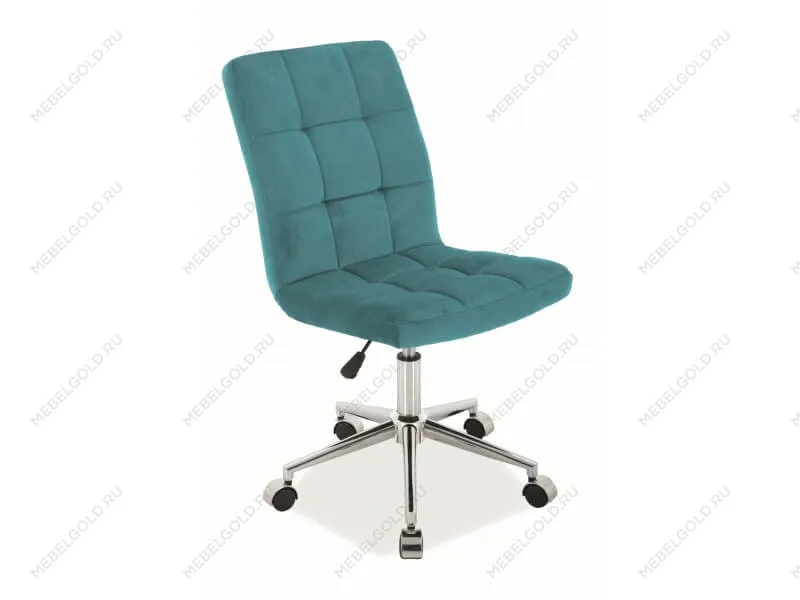 Кресло компьютерное SIGNAL Q-020 VELVET (бирюзовый)