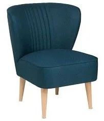 Кресло Унельма сине-зелёный, рогожка