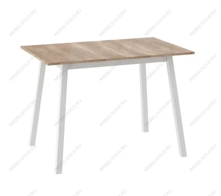 Стол ТИРК раздвижной 110(142)х70 Дуб каньон/Белый