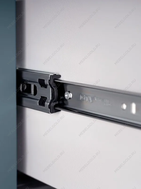 Тумба ТВ Сага, 3 ящика, 131х42х63 см, темно-бирюзовая/ясень | изображение 4