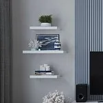 Полка настенная Фора, 90х25 см, белая | изображение 1