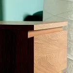 Комод Варма, 6 ящиков, горизонтальный, 160х78х40 см, шпон натурального дерева, дуб беленый | изображение 2