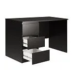 Балашиха - КАСТОР (KULLEN) стол письменный ИКЕА / IKEA 3 ящика 116х65 Дуб Венге | изображение 1