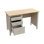 САГА стол письменный 120х56 кашемир/ясень | изображение 1