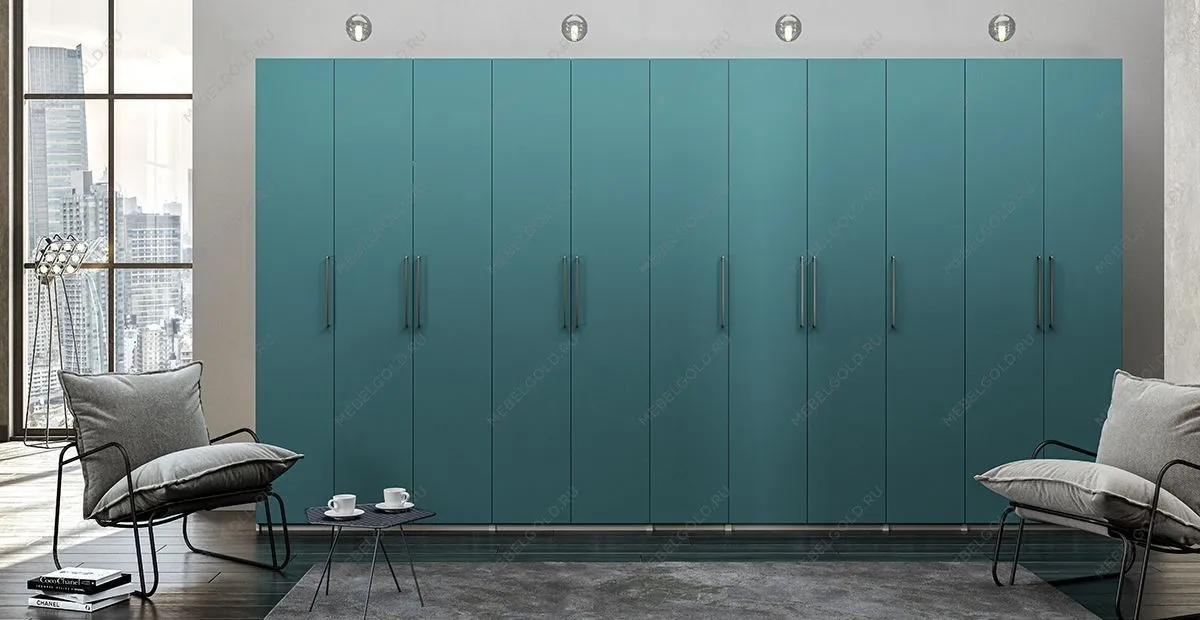 Шкаф-пенал Отис МН-039-07 П9 с фасадом МДФ (краска глянец RAL) | изображение 3