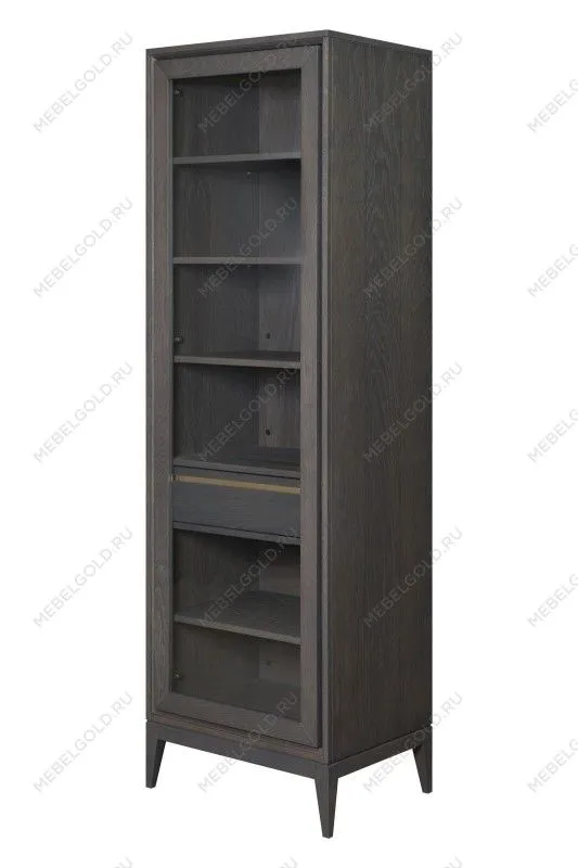 Витрина однодверная Сидней, дуб графит, правая | изображение 1