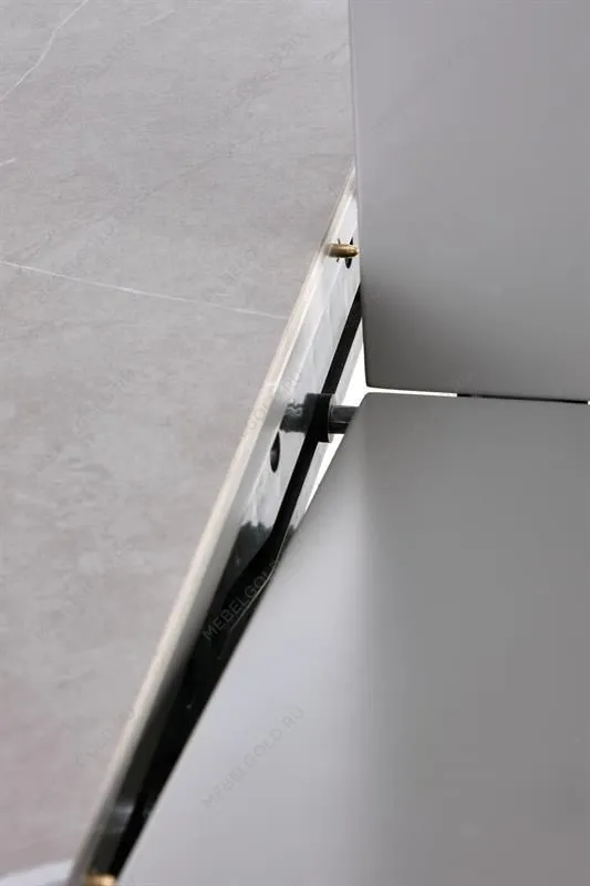 Стол обеденный Halmar MUSCAT 120 раскладной (серый мрамор/светло-серый/золотой) | изображение 7