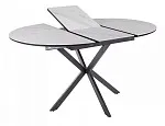Стол обеденный Signal GASTON Ceramic 100 (белый/черный) | изображение 2