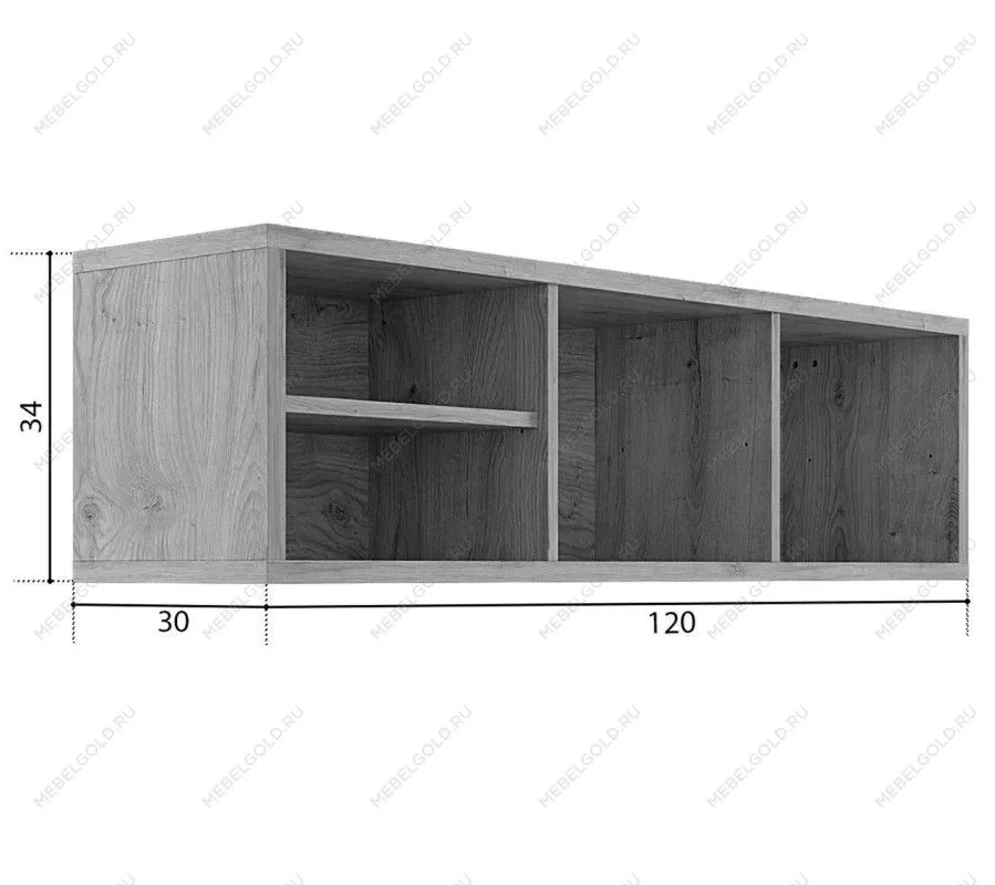 Шкаф навесной Грейс SFW - Выставка Балашиха | изображение 2