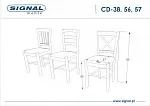 Стул кухонный Signal CD56 (белый) | изображение 1