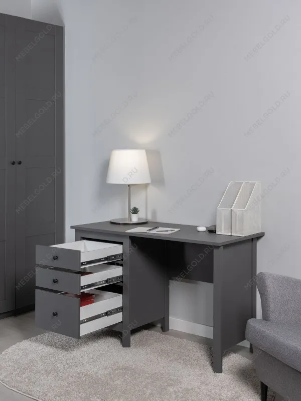 Стол письменный Сага, 120х56, серый | изображение 2