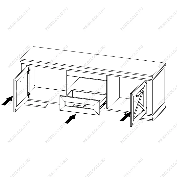 Тумба Марсель RTV167 | изображение 3