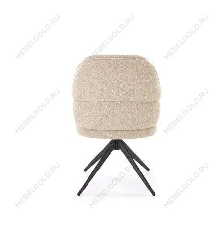 Стул кухонный Halmar K570 поворотный (бежевый/черный) | изображение 4