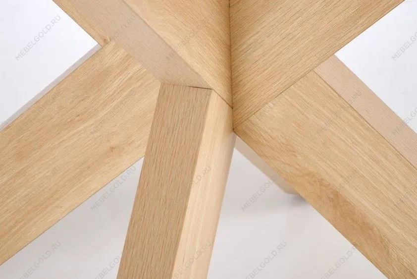 Стол обеденный Halmar MORUS 105 (натуральный/натуральный) | изображение 7