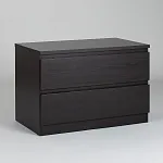 МАЛЬТА комод ИКЕА / IKEA 2 ящика 80х54 Дуб Венге | изображение 1