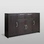 БРИМНЭС / СИРИУС тумба ИКЕА / IKEA 4 двери и 2 ящика 156х95 Дуб Венге | изображение 1