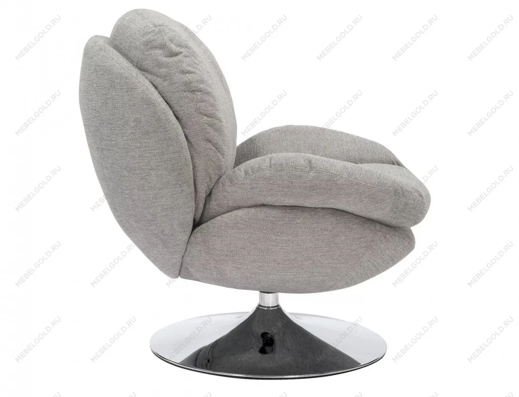 Кресло SIGNAL BRIGITTE Brego 07 серый/хром | изображение 3