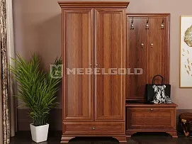 Шкаф Кентаки SZF2D1S каштан