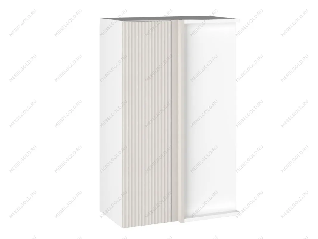 Шкаф 960 ШВП-60 левый, Виста (600*350*960) Экокожа Белый, 26318