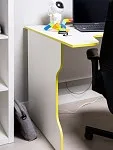 Стол компьютерный Вардиг, 100х75х82 см, белый/лайм | изображение 5